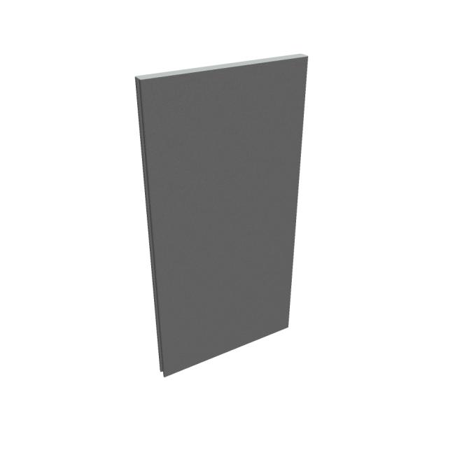 [ON060090] Partition screen Acoustic, 60x118 cm, light gray
