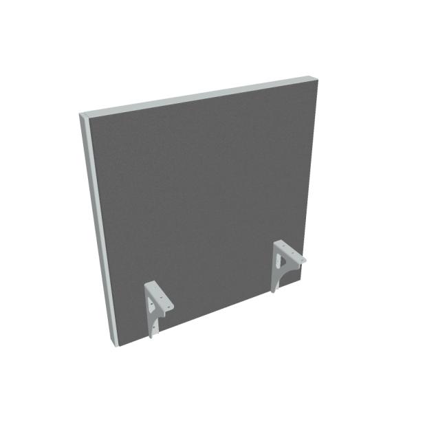 Screen for the edge of the table Akustik, 60 cm, light gray