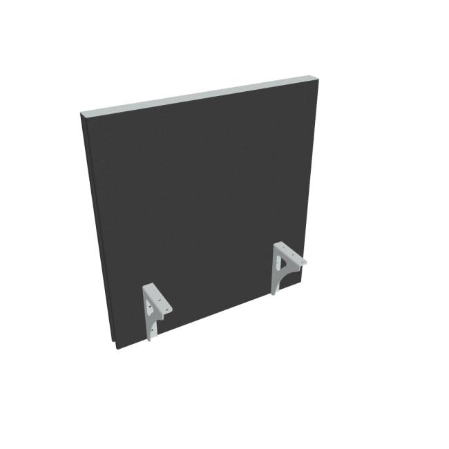 Akustik table edge screen, 60 cm, anthracite