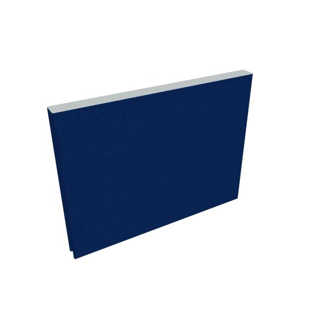 Akustik table screen, 60 cm, blue