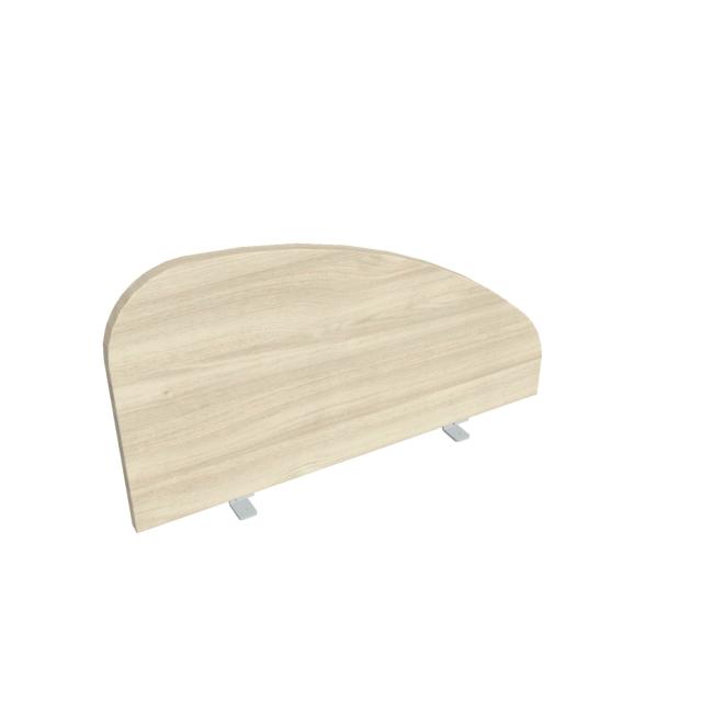 [ON075010] Hobis zástena na hranu stola, okrúhla, 80 cm, agát