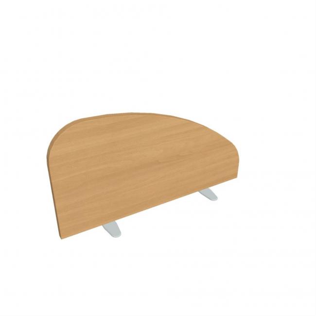 Hobis table screen, round, 80 cm, beech