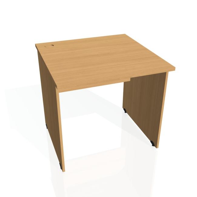 Gate desk, 80x75.5x80 cm, beech/beech