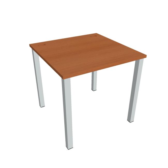 Uni work table, 80x75.5x80 cm, cherry/grey