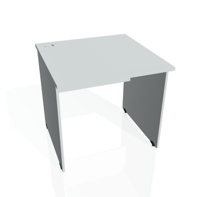 Gate desk, 80x75.5x80 cm, grey/grey