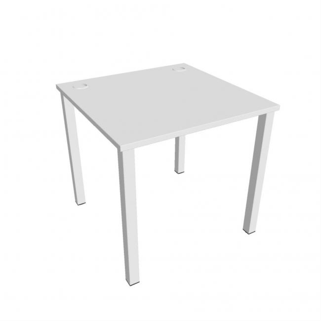 Uni desk, 80x75.5x80 cm, white/white