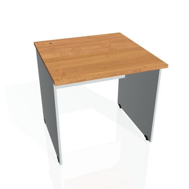 Gate desk, 80x75.5x80 cm, alder/grey