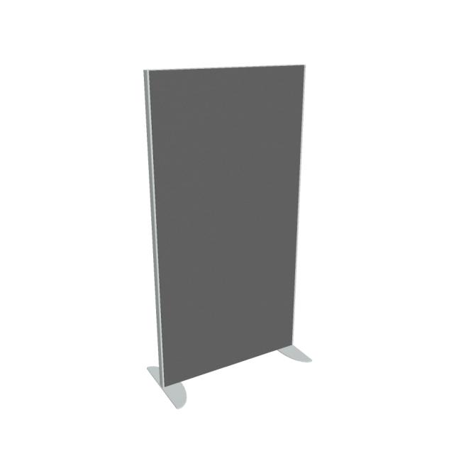 [ON080160] Partition screen Acoustic, 80x156.5 cm, light gray