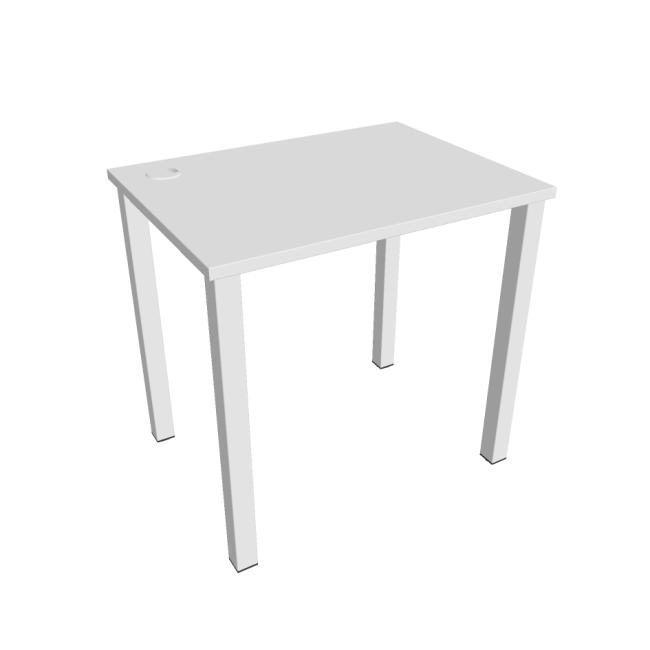 [ON080193] Uni work table, 80x75.5x60 cm, white/white