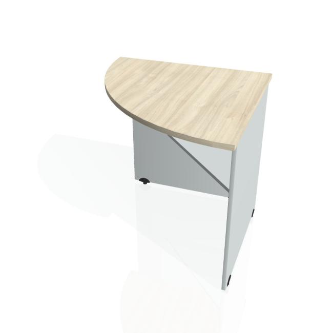 Additional table Gate, left, 80x75.5x80 cm, agate/grey