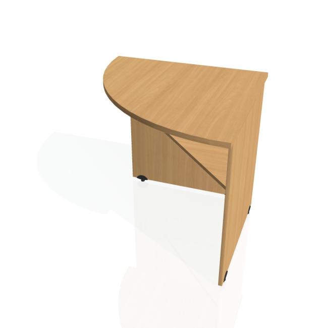 [ON080422] Additional table Gate, left, 80x75.5x80 cm, beech/beech