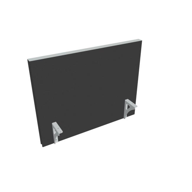 Akustik table edge screen, 80 cm, anthracite