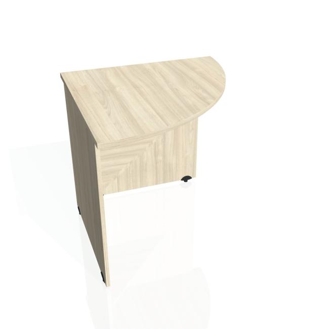 [ON080511] Prídavný stolík Brána, pravá, 80x75,5x80 cm, agát/agát