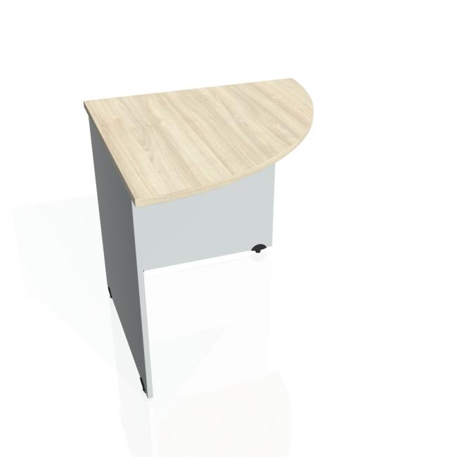 Additional table Gate, right, 80x75.5x80 cm, agate/grey