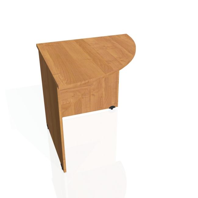 Additional table Gate, right, 80x75.5x80 cm, alder/alder