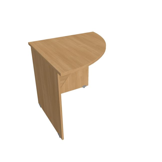 [ON080544] Additional Gate table, 80x75.5x80 cm, oak/oak