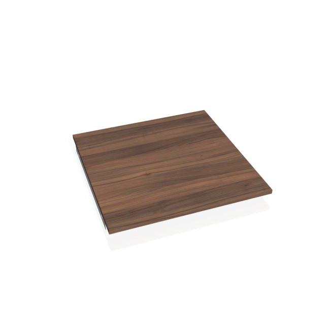 Additional Gate table, 80x80 cm, walnut