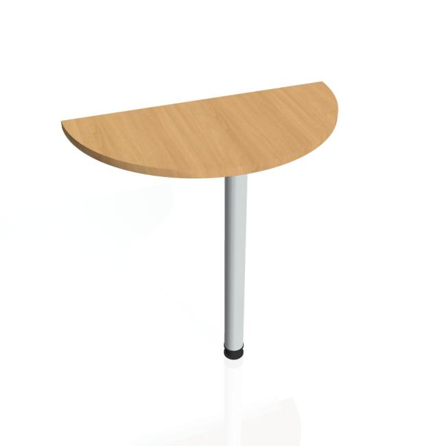 Additional Gate table, 80x75.5x40 cm, beech/metal