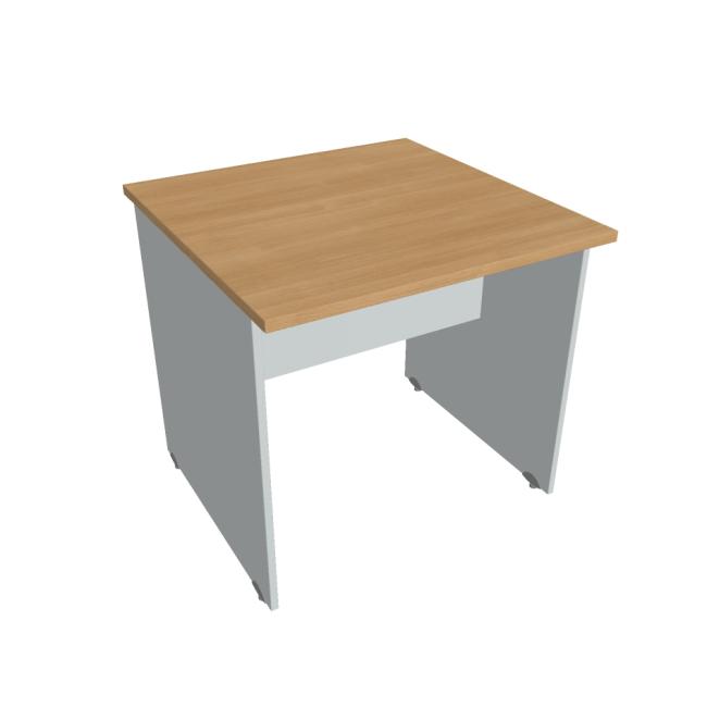Gate meeting table, 80x75.5x80 cm, oak/grey