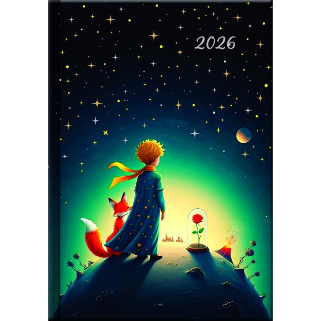 Denný diár A5 14,2 x 20,4 cm - ART Malý princ 2026