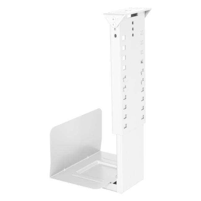 Hanging carrier PC Rack, 20-30x39-59x24 cm (wxhxd), white