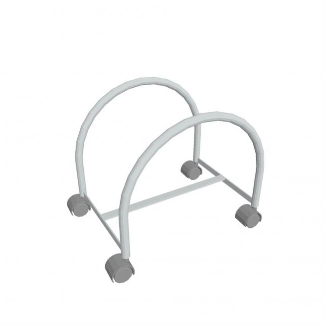 Mobile PC Mobile carrier, 26x33x36 cm, gray