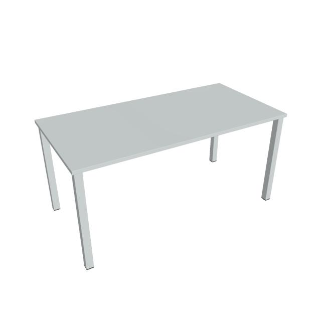 Conference table Uni, 160x75.5x80 cm, gray/grey