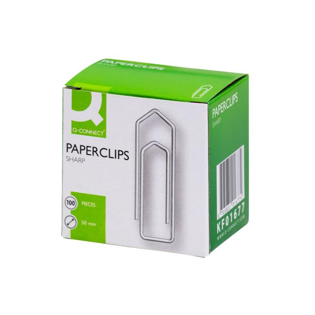 [QC001677] Spisové spony Q-CONNECT 50mm