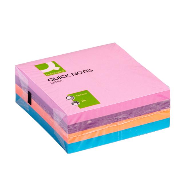 [QC002514] Self-adhesive pad Q-CONNECT intensive 76x76 mm 320l