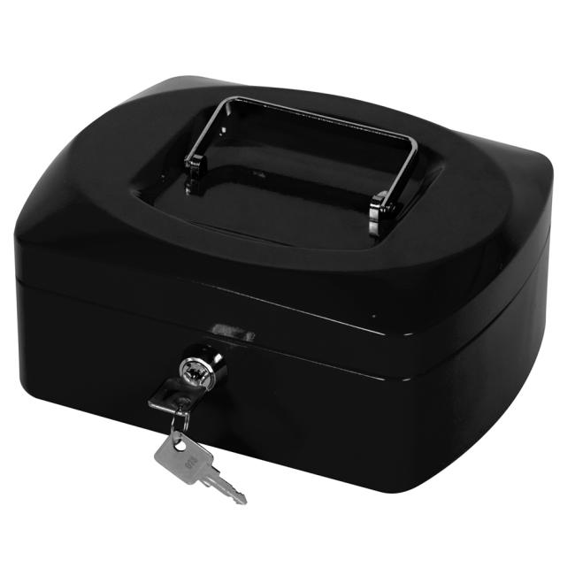 [QC002602] Pokladnička Q-CONNECT 205x85x160mm čierna