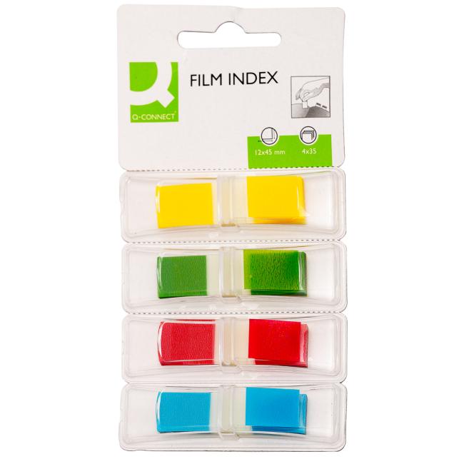 Q-CONNECT bookmarks in magazine, 12.5x43 mm, 4x36 l