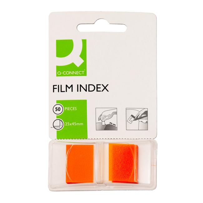 Q-CONNECT index wide orange