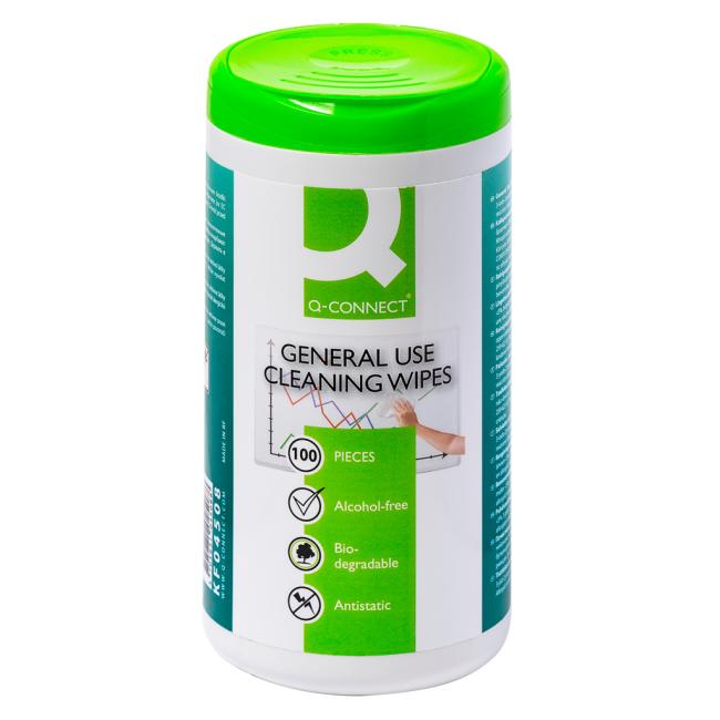 Box with tear cloths for surfaces