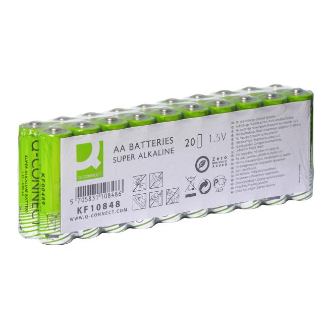 Battery Q-CONNECT AA pencil 20 pcs