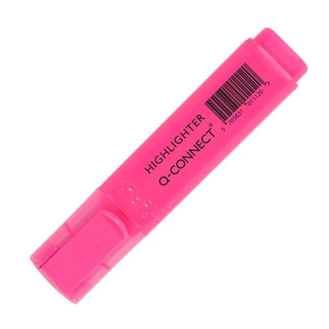 Highlighter Q-CONNECT pink