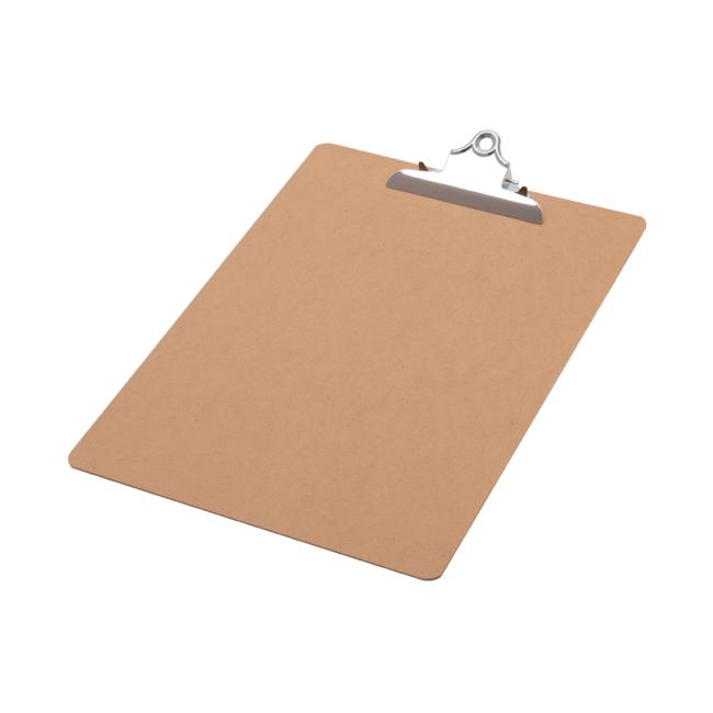 Writing pad with clip A3 Q-CONNECT wooden brown