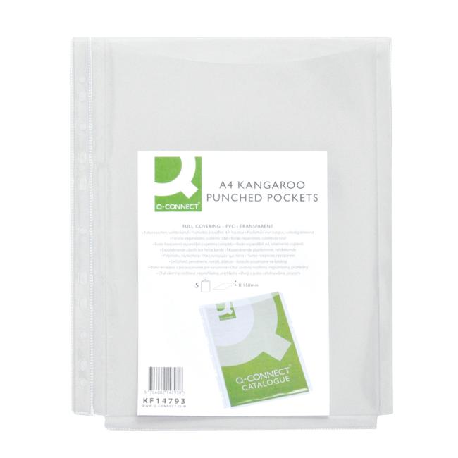 Europack for catalogs Q-CONNECT 150mic 5 pcs in a bag