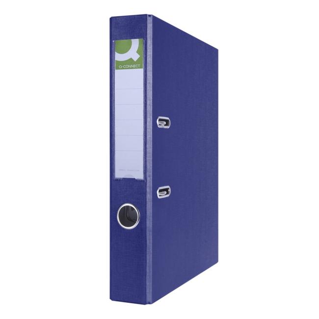 Lever filer Q-CONNECT semi-plastic 5cm dark blue