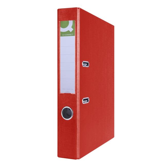 Lever filer Q-CONNECT semi-plastic 5cm red