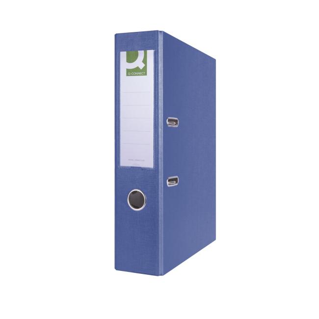 Lever filer Q-CONNECT semi-plastic 7.5 cm blue