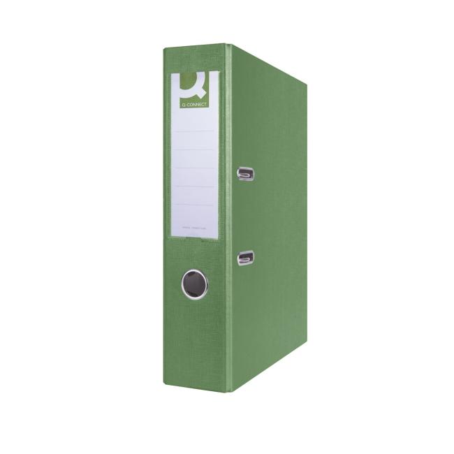 Lever filer Q-CONNECT semi-plastic 7.5 cm green
