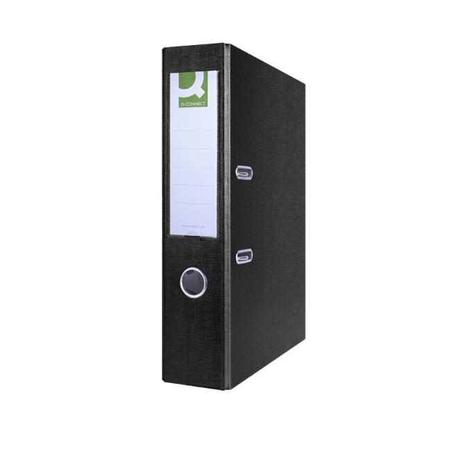 Lever filer Q-CONNECT semi-plastic 7.5 cm black