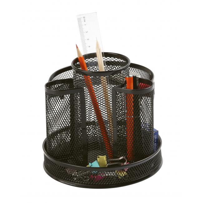 Wire pen stand Q-CONNECT rotatable black