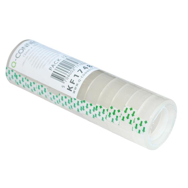 Lepiaca páska Q-CONNECT, 12 mm x 10 m, 12 ks