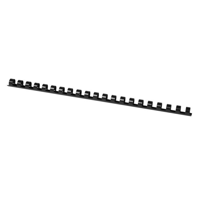 Plastic combs Q-CONNECT 12mm black