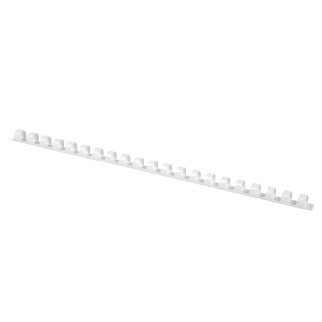 [QC024023] Plastové hrebene Q-CONNECT 12mm biele