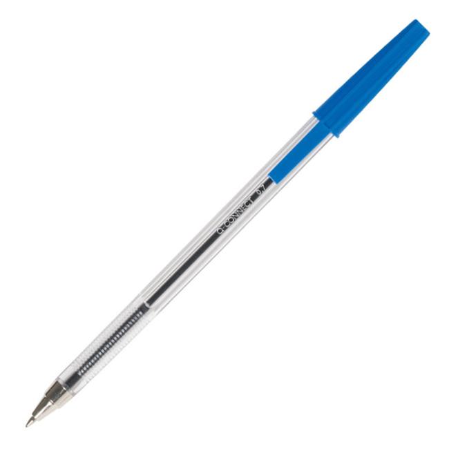 Disposable ballpoint pen Q-CONNECT M blue