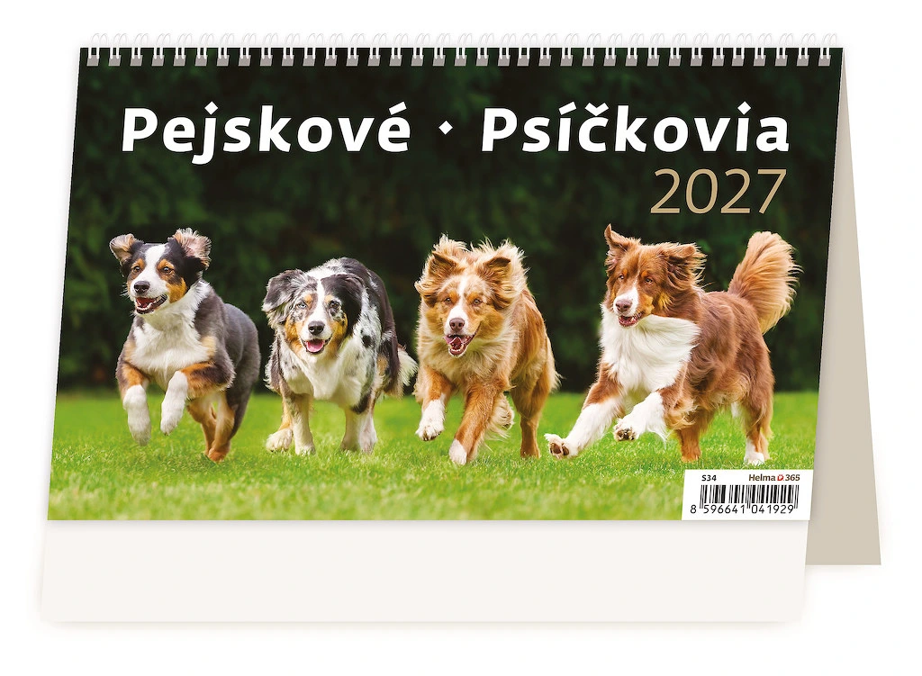 Kalendár Psíčkovia 22,6 x 13,9 cm 2027