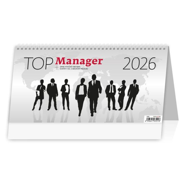 Table column calendar 32x16 cm - TOP manager 2026