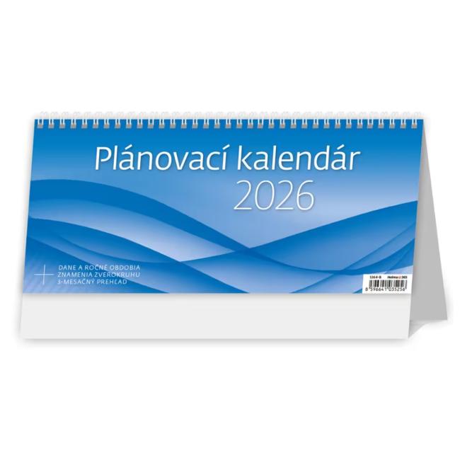 [S363B] Table column calendar 30.1x13.5 cm - Planning OFFICE 2026